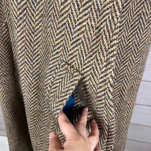 VTG Cape Shawl Wrap One Size Bolero Woven Tweed - Picture 10 of 13